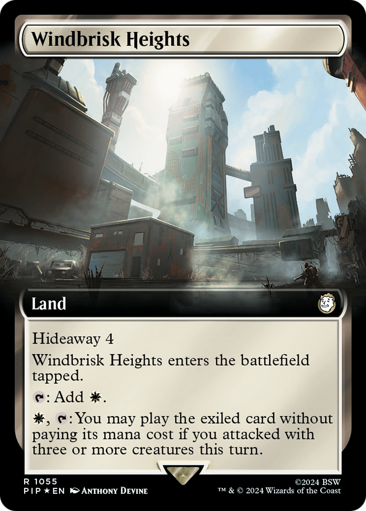 Windbrisk Heights (Extended Art) (Surge Foil) [Fallout] | Exor Games Summserside