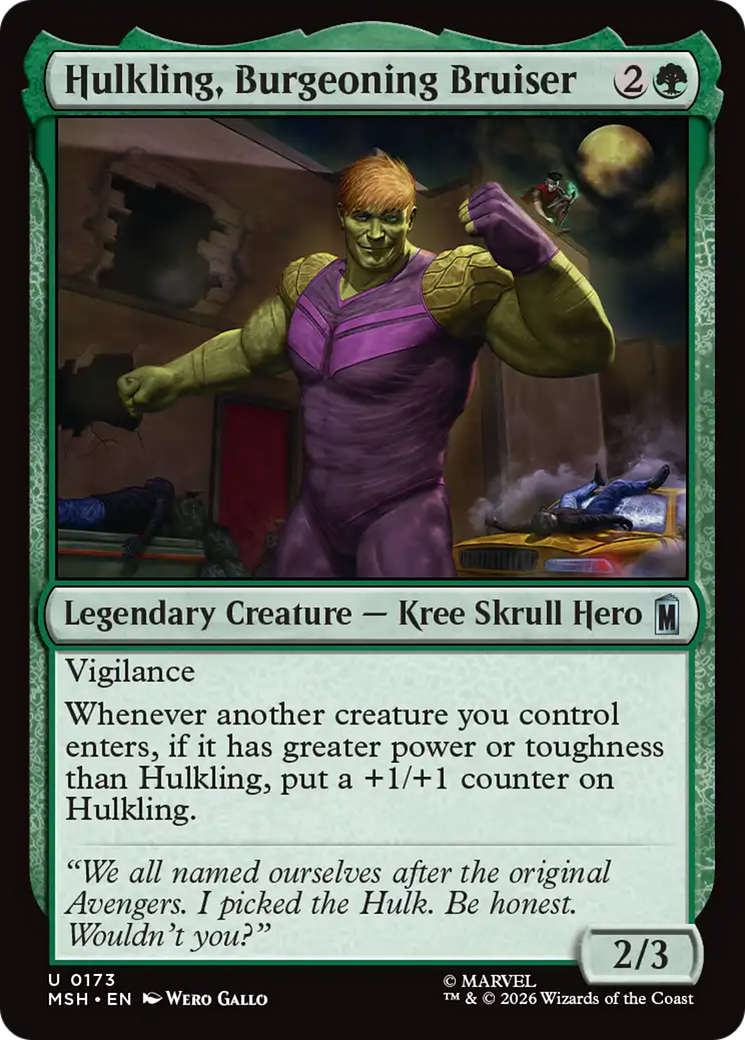 Hulkling, Burgeoning Bruiser [Marvel Super Heroes] | Exor Games Summserside