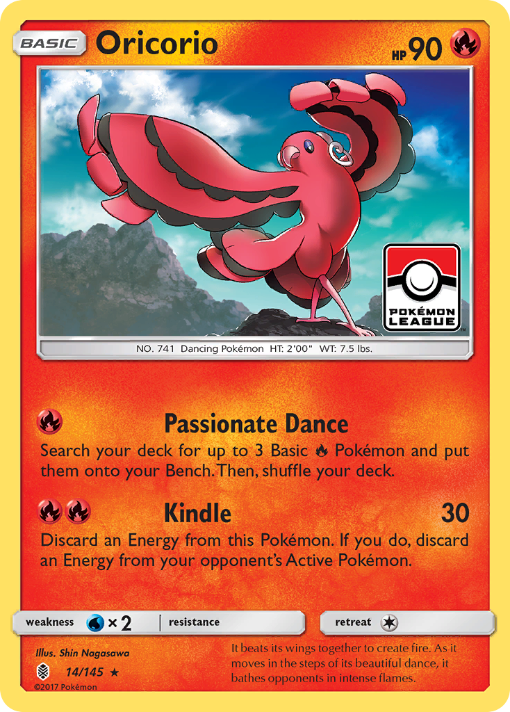 Oricorio (14/145) [Sun & Moon: Guardians Rising] | Exor Games Summserside