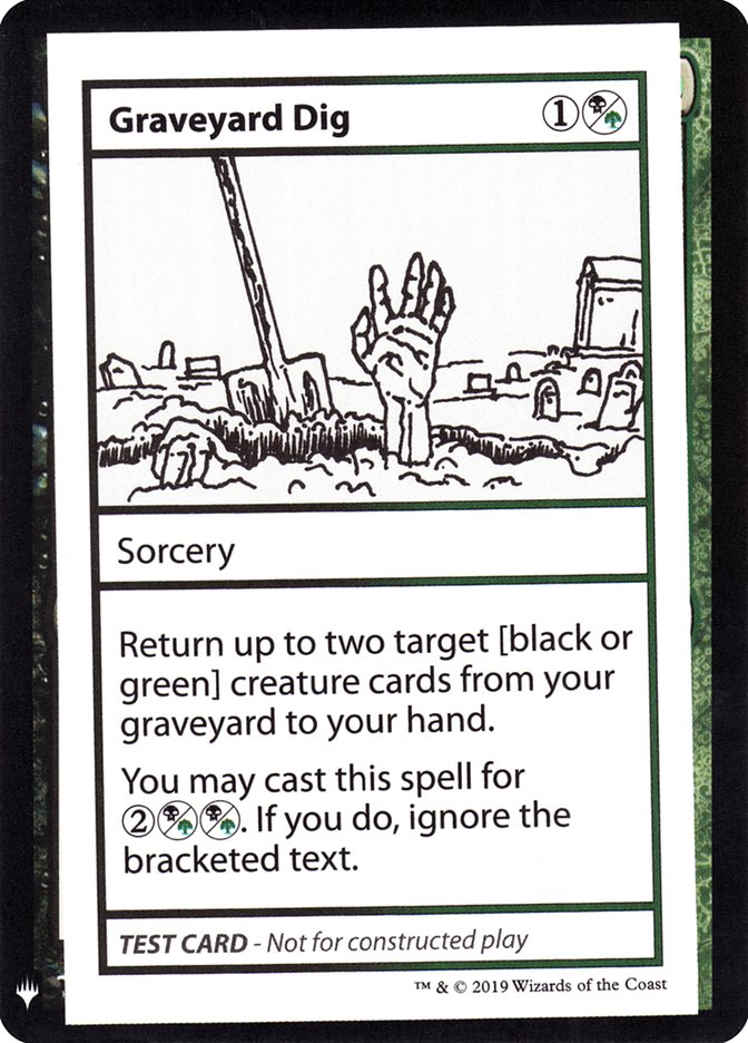 Graveyard Dig [Mystery Booster Playtest Cards] | Exor Games Summserside