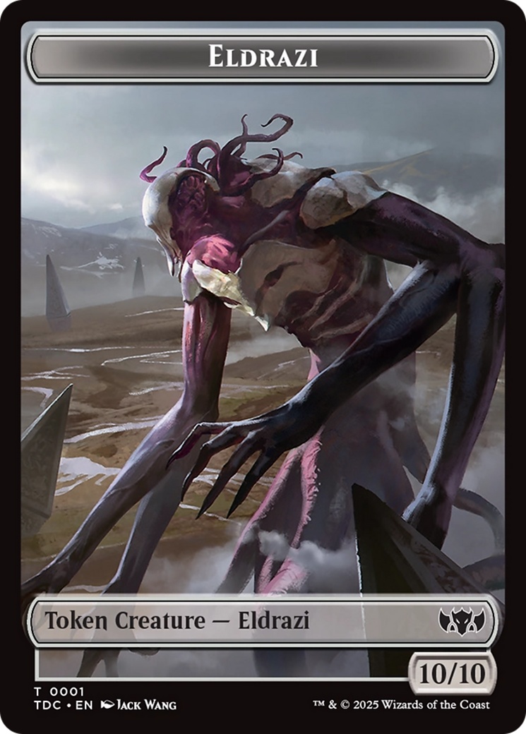 Eldrazi // Citizen Double-Sided Token [Tarkir: Dragonstorm Commander Tokens] | Exor Games Summserside