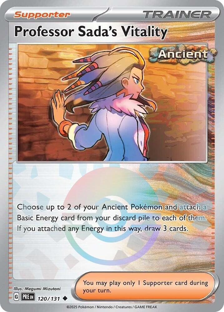Professor Sada's Vitality (120/131) (Poke Ball Pattern) [Scarlet & Violet: Prismatic Evolutions] | Exor Games Summserside