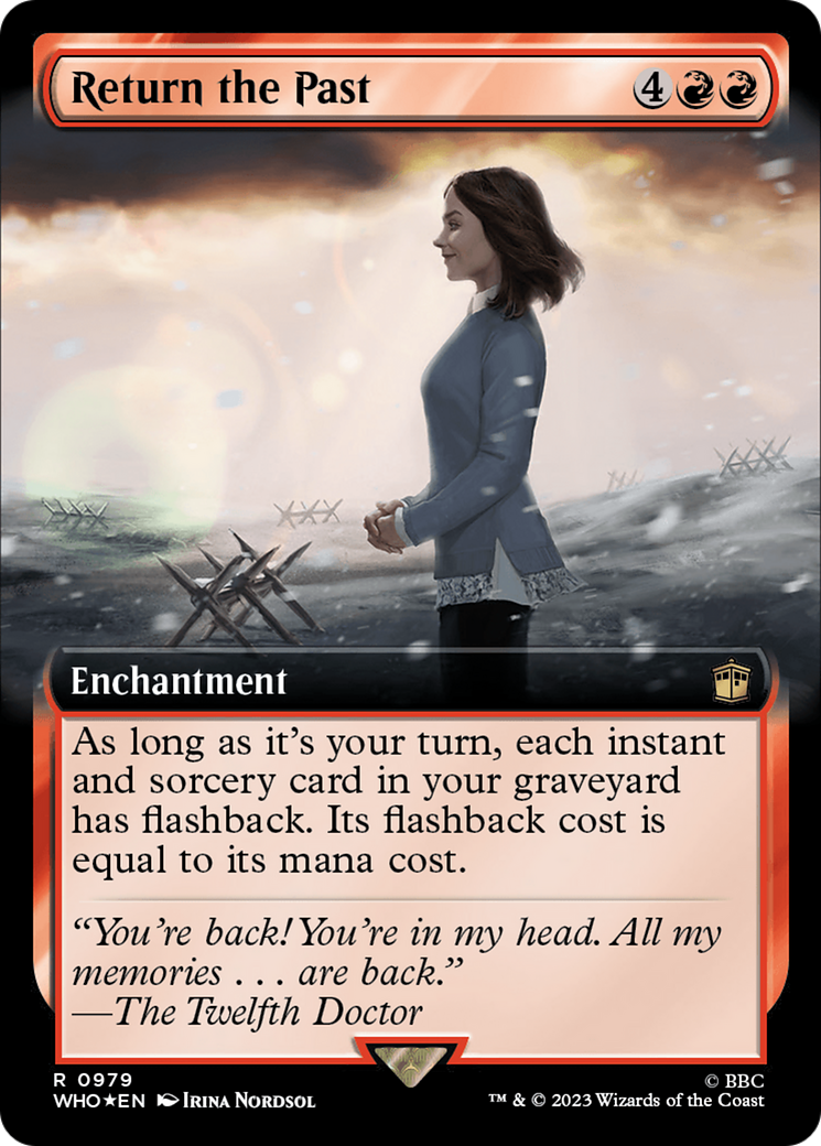 Return the Past (Extended Art) (Surge Foil) [Doctor Who] | Exor Games Summserside