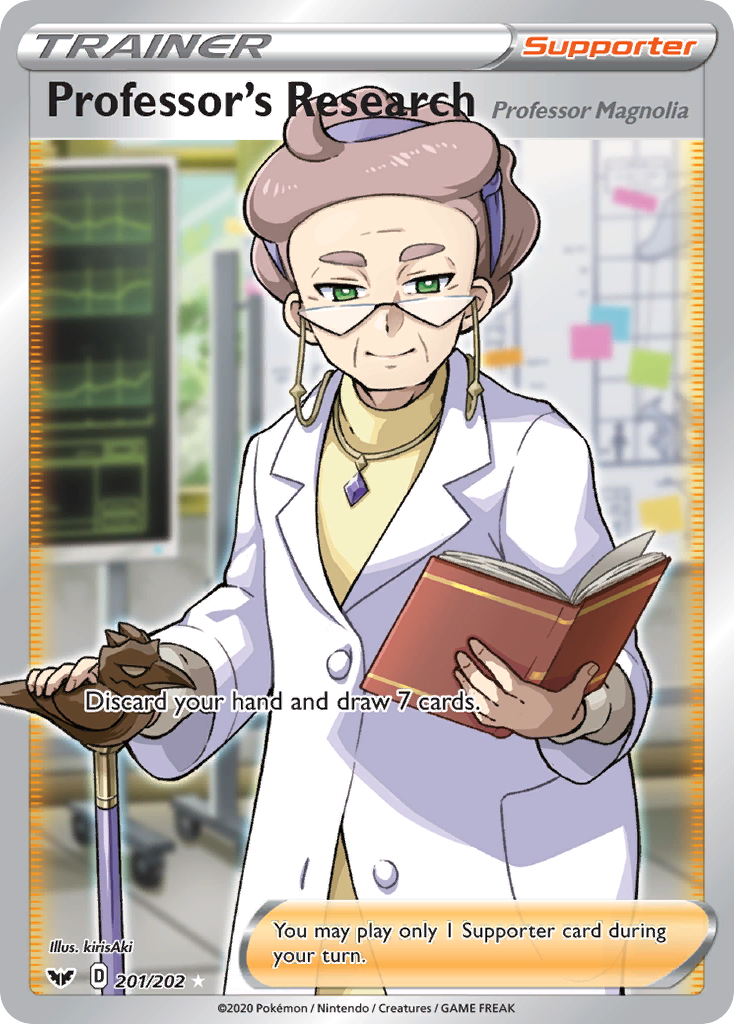 Professor's Research (201/202) (Professor Magnolia) [Sword & Shield: Base Set] | Exor Games Summserside