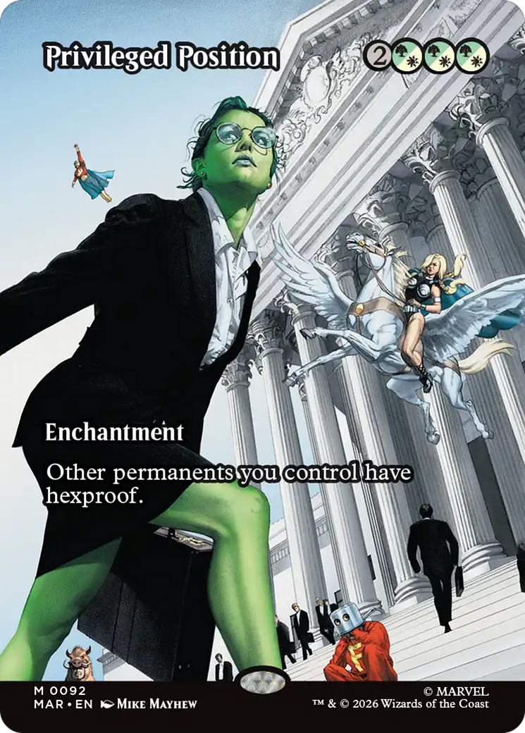 Privileged Position (Borderless) [Marvel Universe: Eternal-Legal] | Exor Games Summserside