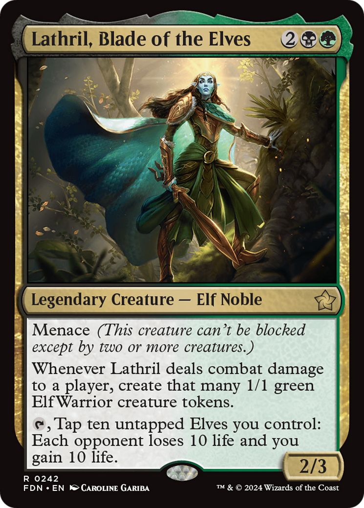 Lathril, Blade of the Elves [Foundations] | Exor Games Summserside