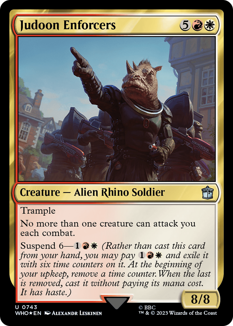 Judoon Enforcers (Surge Foil) [Doctor Who] | Exor Games Summserside