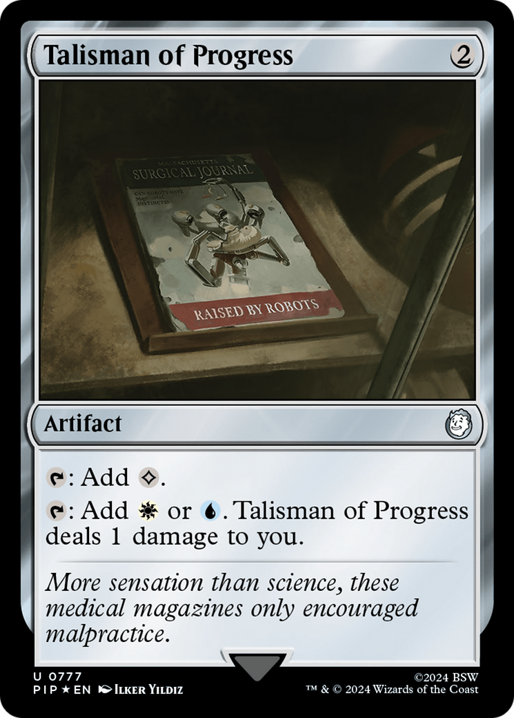 Talisman of Progress (Surge Foil) [Fallout] | Exor Games Summserside