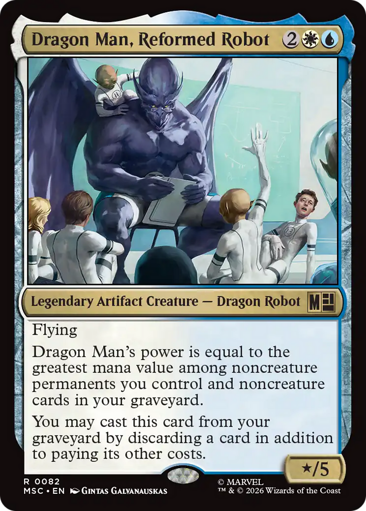 Dragon Man, Reformed Robot (Surge Foil) [Marvel Super Heroes Commander] | Exor Games Summserside