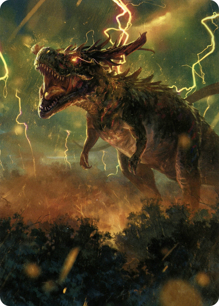 Thrasta, Tempest's Roar Art Card (42) [Modern Horizons 2 Art Series] | Exor Games Summserside