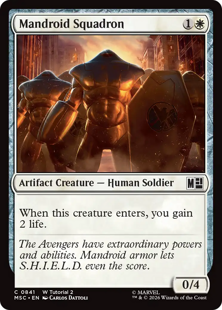 Mandroid Squadron [Marvel Super Heroes Commander] | Exor Games Summserside