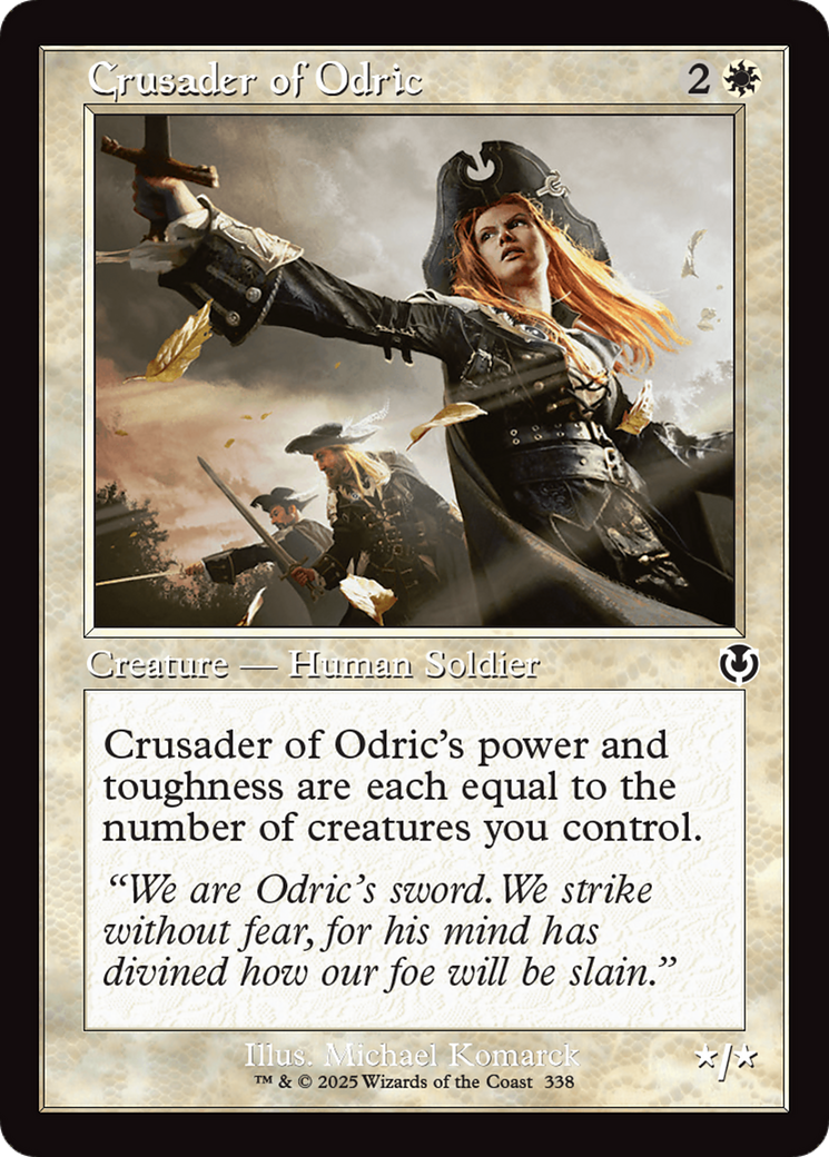 Crusader of Odric (Retro Frame) [Innistrad Remastered] | Exor Games Summserside