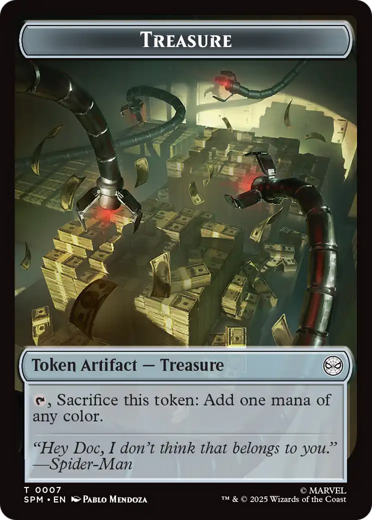 Human Citizen // Treasure Double-Sided Token [Marvel's Spider-Man Tokens] | Exor Games Summserside