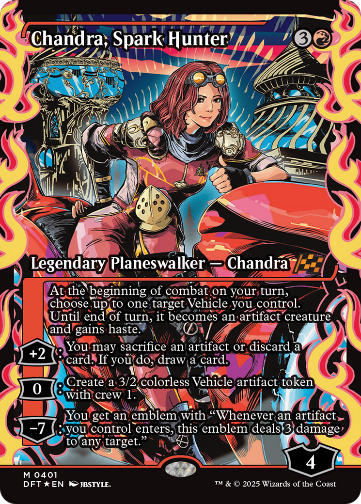 Chandra, Spark Hunter (Showcase) [Aetherdrift] | Exor Games Summserside