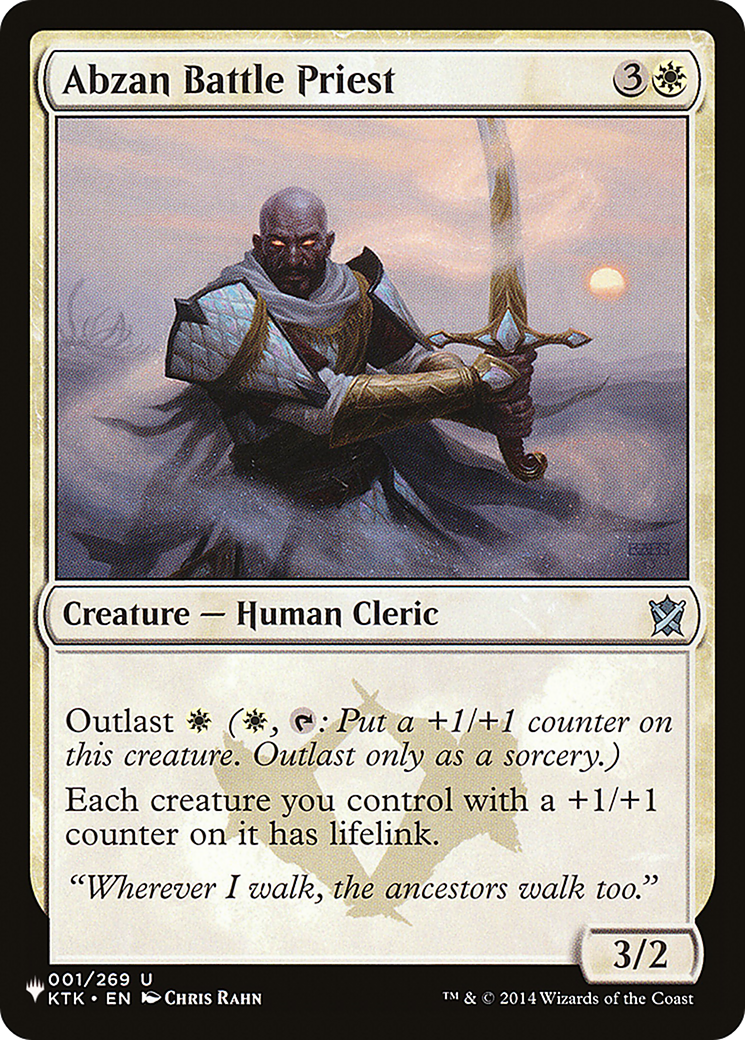 Abzan Battle Priest [The List Reprints] | Exor Games Summserside