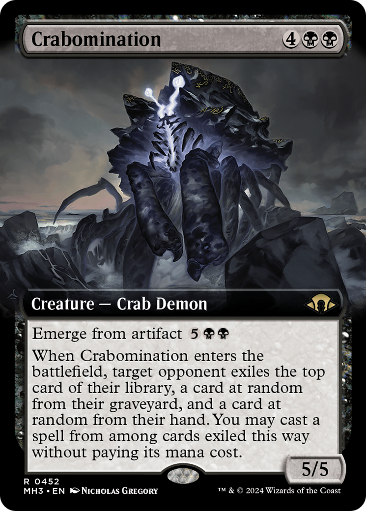 Crabomination (Extended Art) [Modern Horizons 3] | Exor Games Summserside