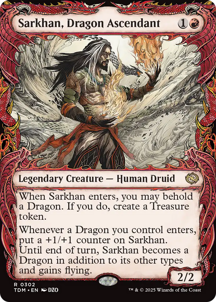 Sarkhan, Dragon Ascendant (0302) (Showcase) [Tarkir: Dragonstorm] | Exor Games Summserside