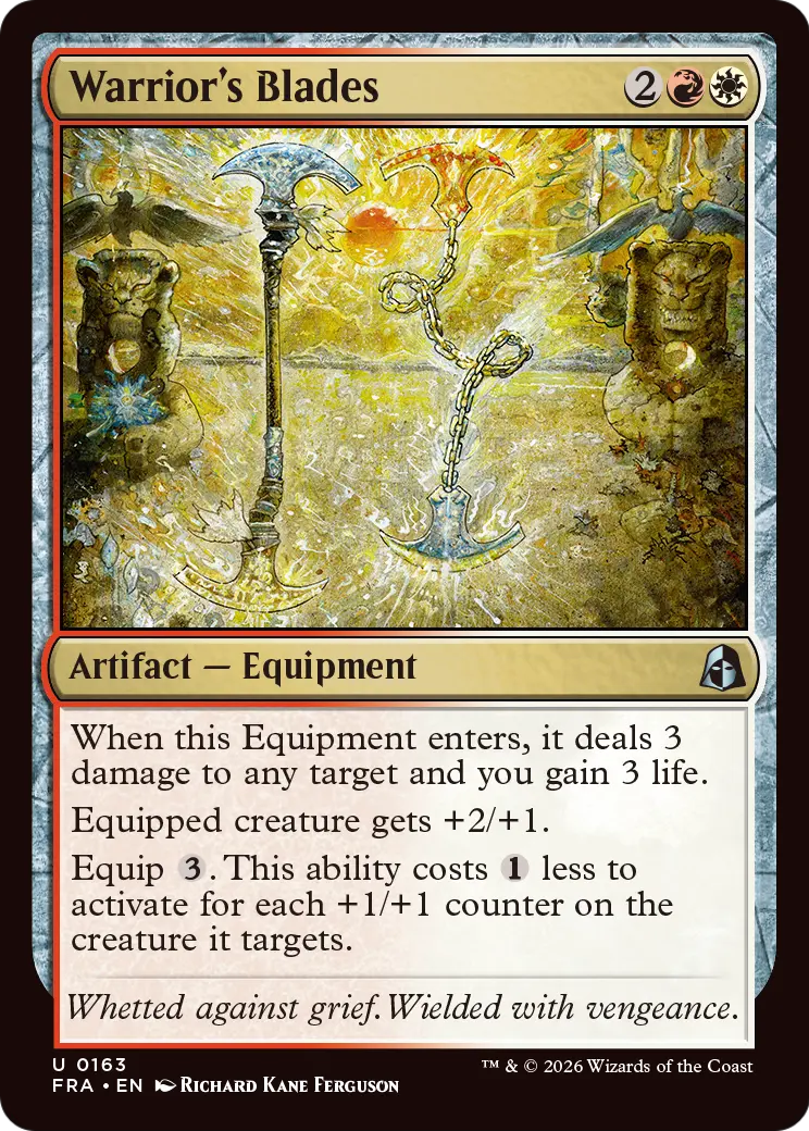 Warrior's Blades [Reality Fracture] | Exor Games Summserside