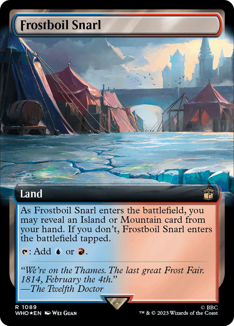 Frostboil Snarl (Extended Art) (Surge Foil) [Doctor Who] | Exor Games Summserside