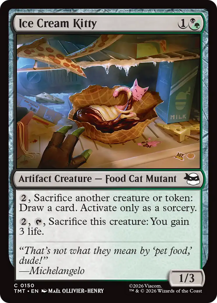 Ice Cream Kitty [Teenage Mutant Ninja Turtles] | Exor Games Summserside
