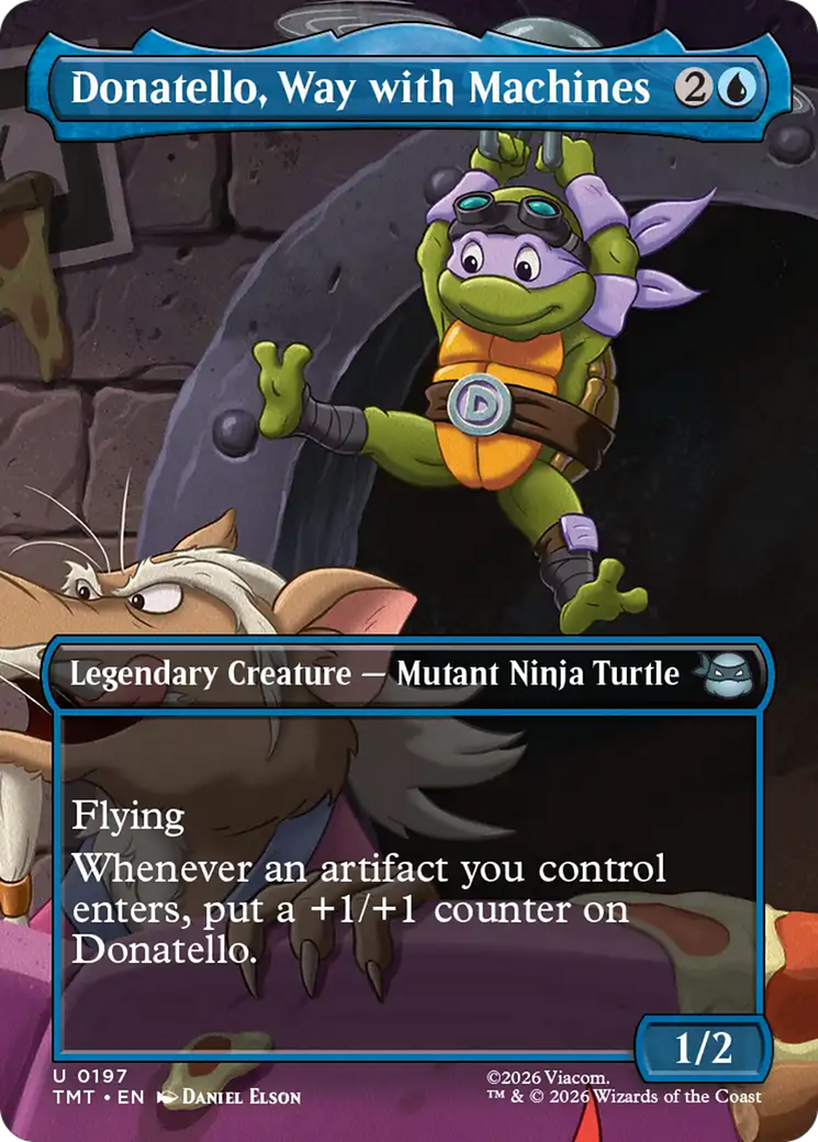 Donatello, Way with Machines (Borderless) [Teenage Mutant Ninja Turtles] | Exor Games Summserside