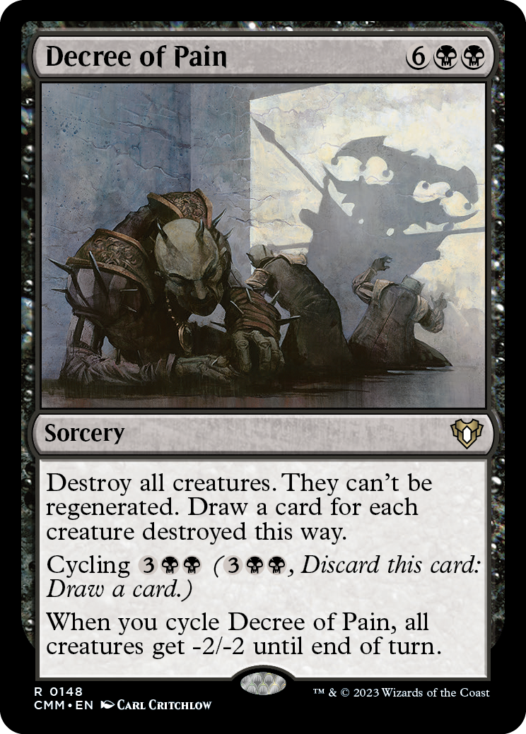Decree of Pain [Commander Masters] | Exor Games Summserside