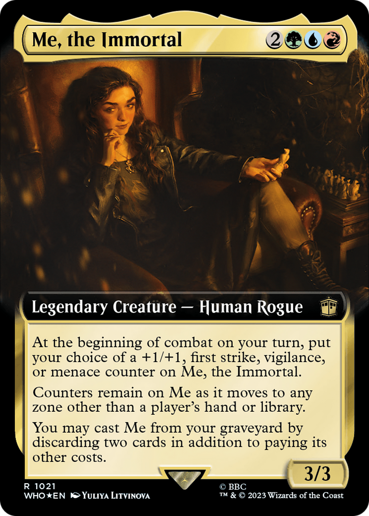Me, the Immortal (Extended Art) (Surge Foil) [Doctor Who] | Exor Games Summserside