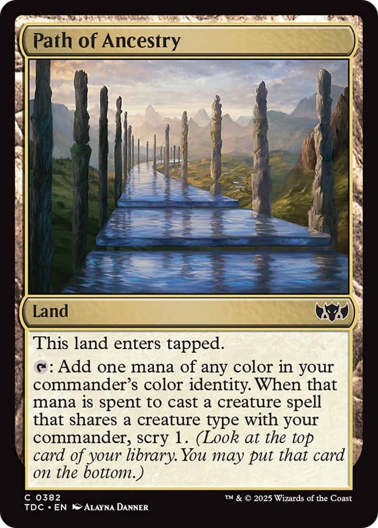 Path of Ancestry [Tarkir: Dragonstorm Commander] | Exor Games Summserside