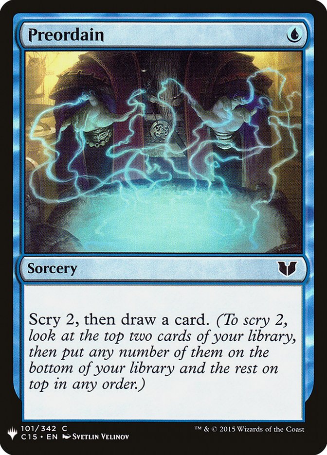 Preordain [Mystery Booster] | Exor Games Summserside