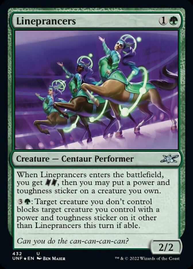 Lineprancers (Galaxy Foil) [Unfinity] | Exor Games Summserside