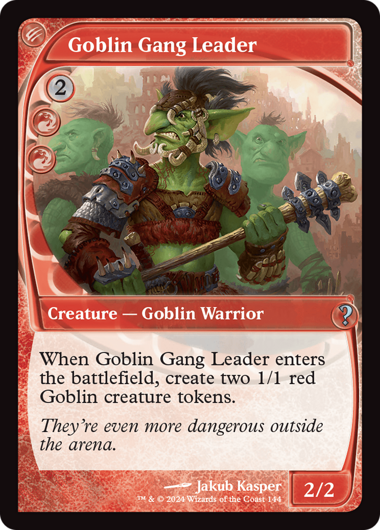 Goblin Gang Leader (Future Sight) [Mystery Booster 2] | Exor Games Summserside