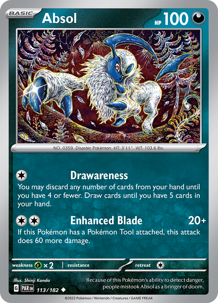 Absol (113/182) [Scarlet & Violet: Paradox Rift] | Exor Games Summserside