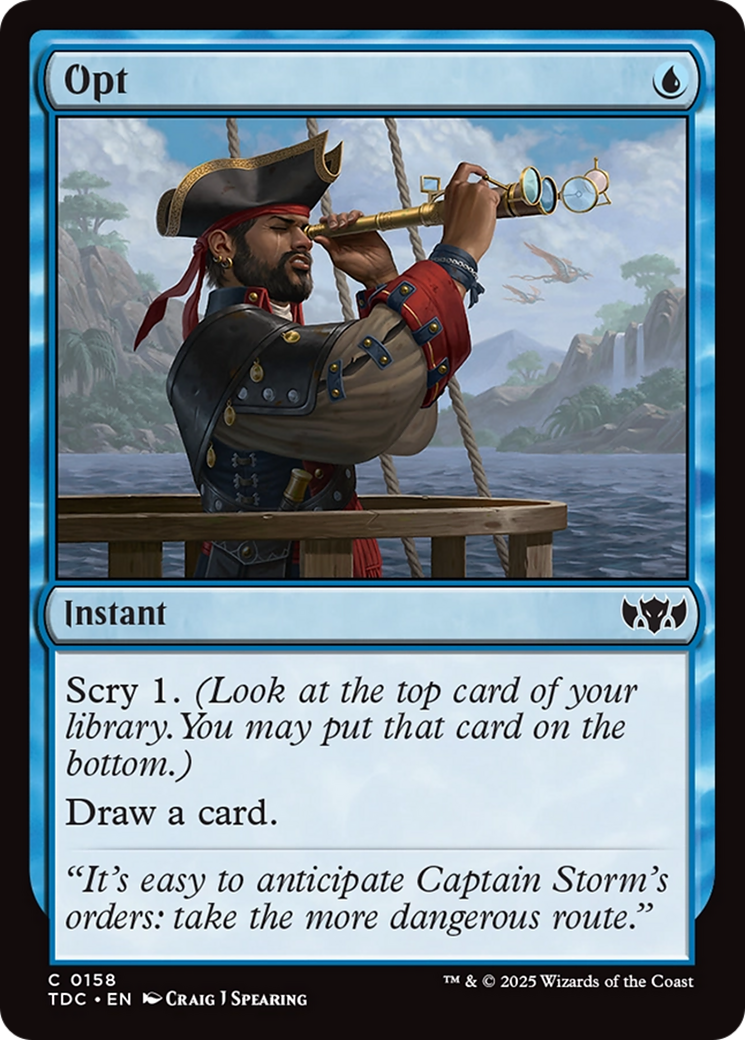 Opt [Tarkir: Dragonstorm Commander] | Exor Games Summserside