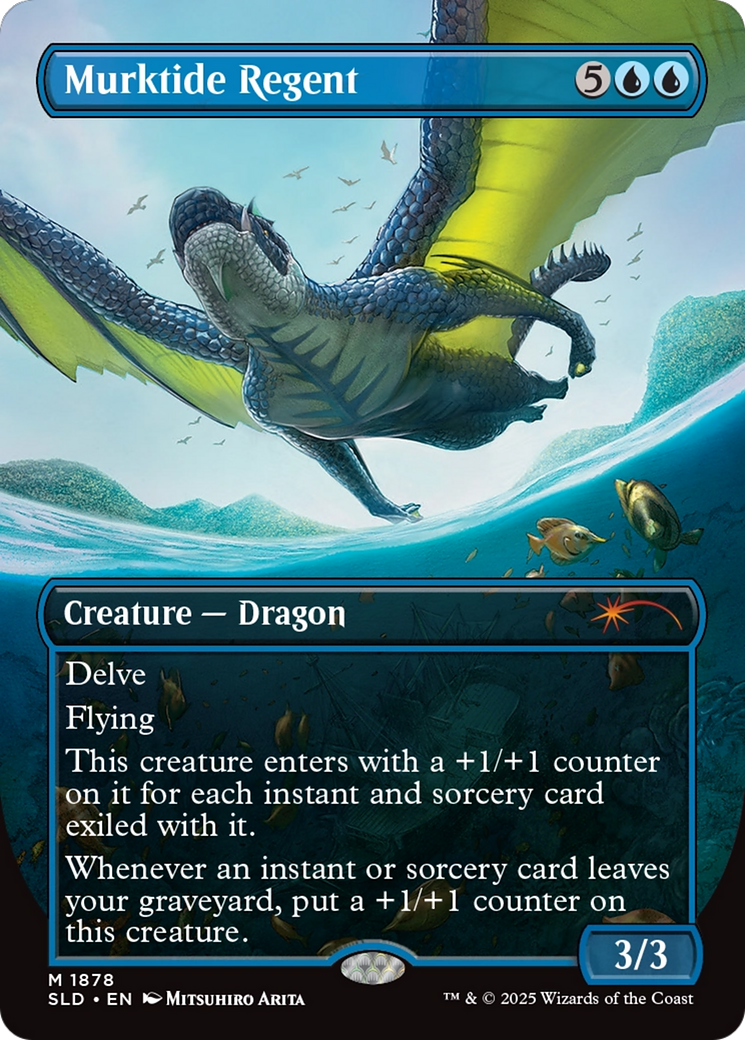 Murktide Regent (Rainbow Foil) [Secret Lair Drop Series] | Exor Games Summserside