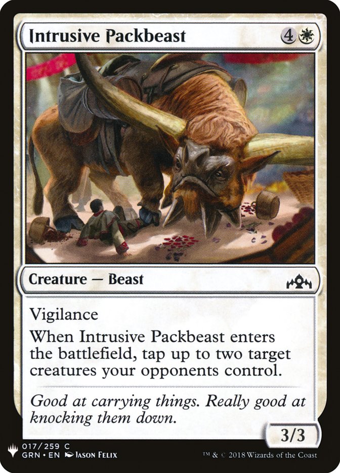 Intrusive Packbeast [Mystery Booster] | Exor Games Summserside