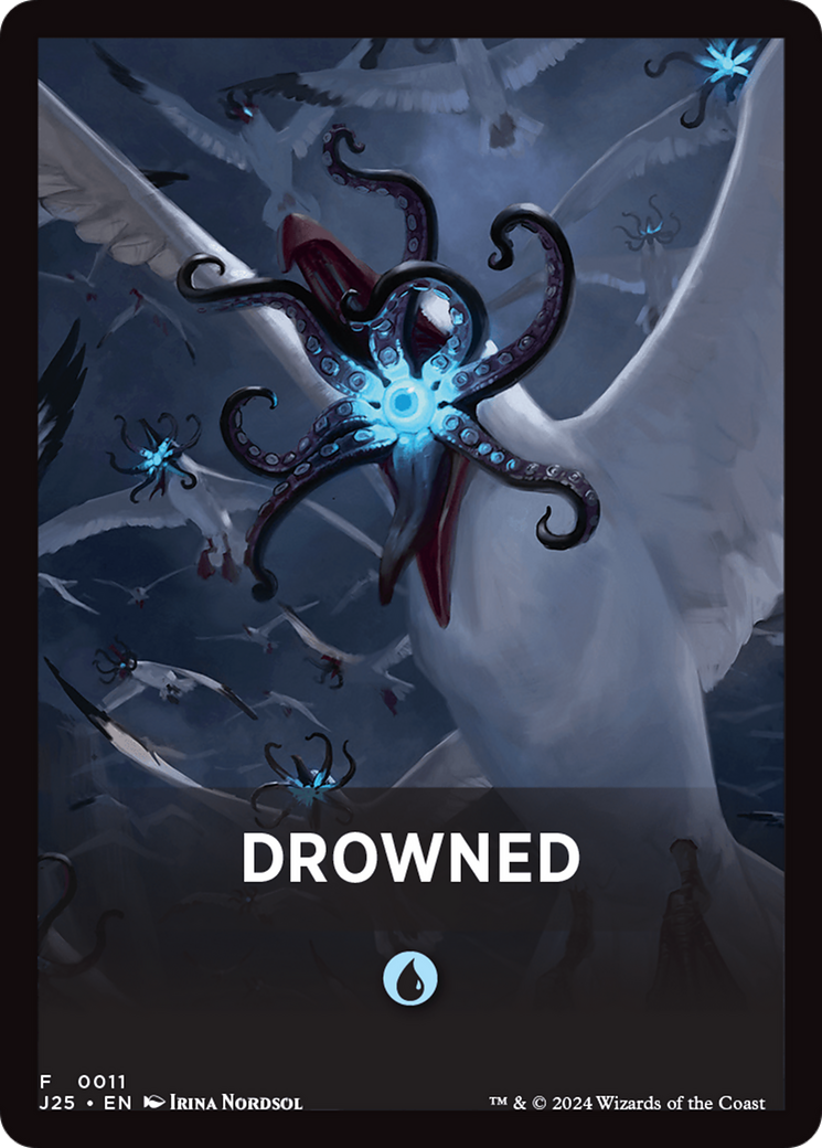 Drowned Theme Card [Foundations Jumpstart Front Cards] | Exor Games Summserside