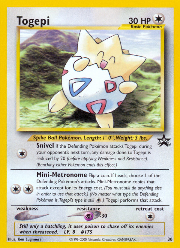 Togepi (30) [Wizards of the Coast: Black Star Promos] | Exor Games Summserside