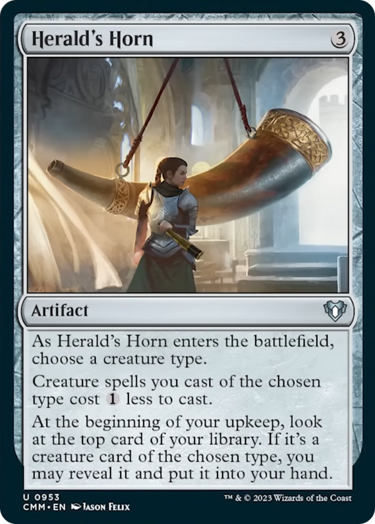 Herald's Horn [Commander Masters] | Exor Games Summserside