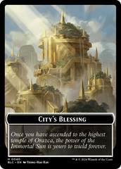 Hamster // City's Blessing Double-Sided Token [Bloomburrow Commander Tokens] | Exor Games Summserside