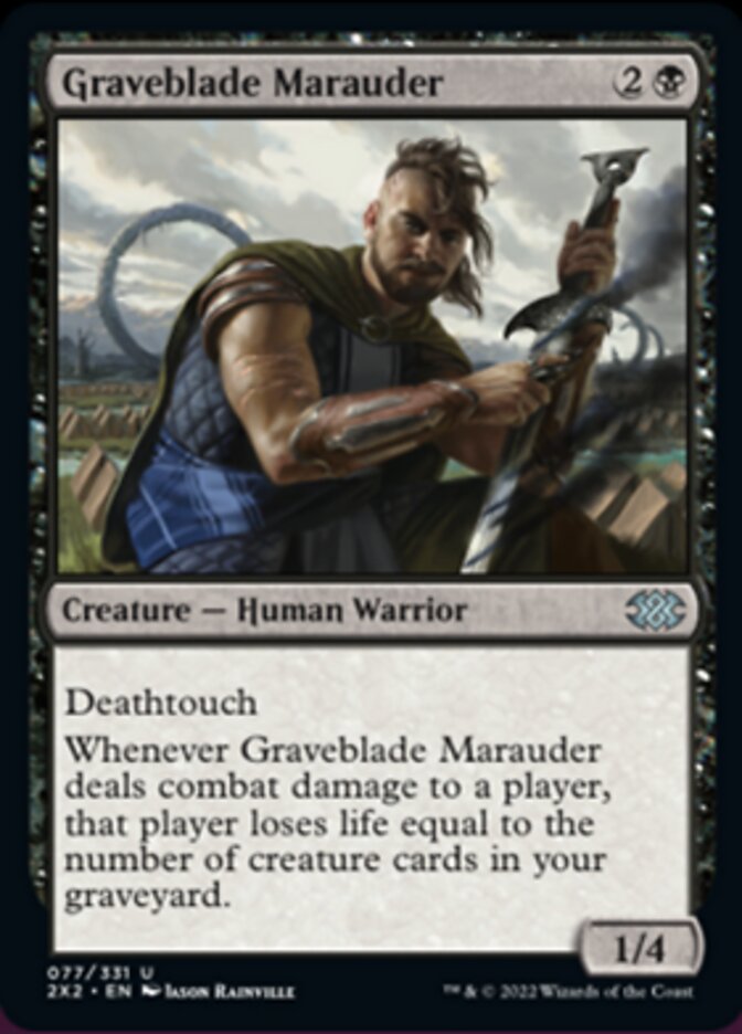 Graveblade Marauder [Double Masters 2022] | Exor Games Summserside