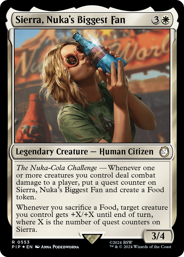 Sierra, Nuka's Biggest Fan (Surge Foil) [Fallout] | Exor Games Summserside