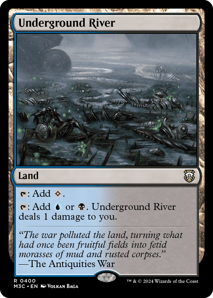 Underground River (Ripple Foil) [Modern Horizons 3 Commander] | Exor Games Summserside