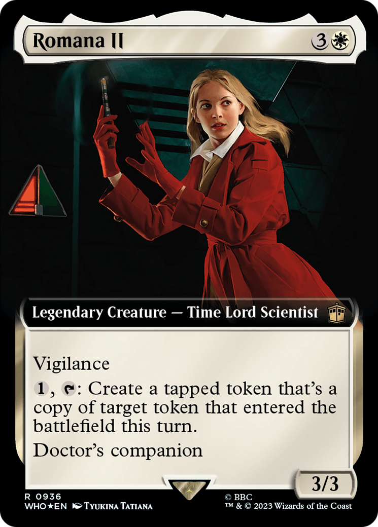 Romana II (Extended Art) (Surge Foil) [Doctor Who] | Exor Games Summserside