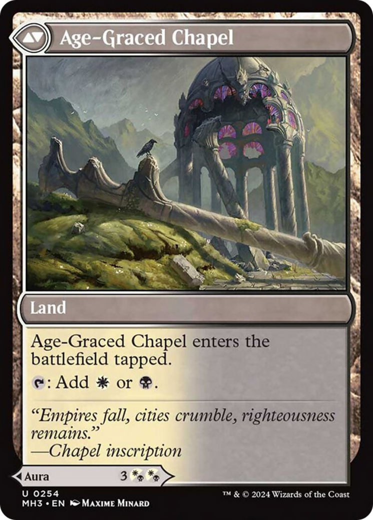 Glasswing Grace // Age-Graced Chapel [Modern Horizons 3] | Exor Games Summserside