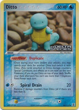 Ditto (64/113) (Stamped) [EX: Delta Species] | Exor Games Summserside