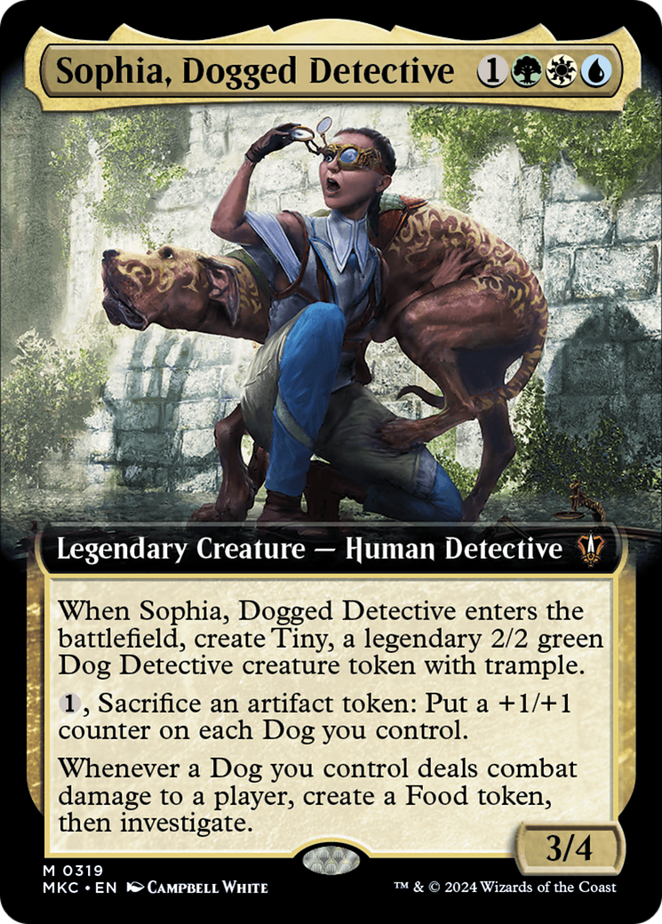 Sophia, Dogged Detective (Extended Art) [Murders at Karlov Manor Commander] | Exor Games Summserside