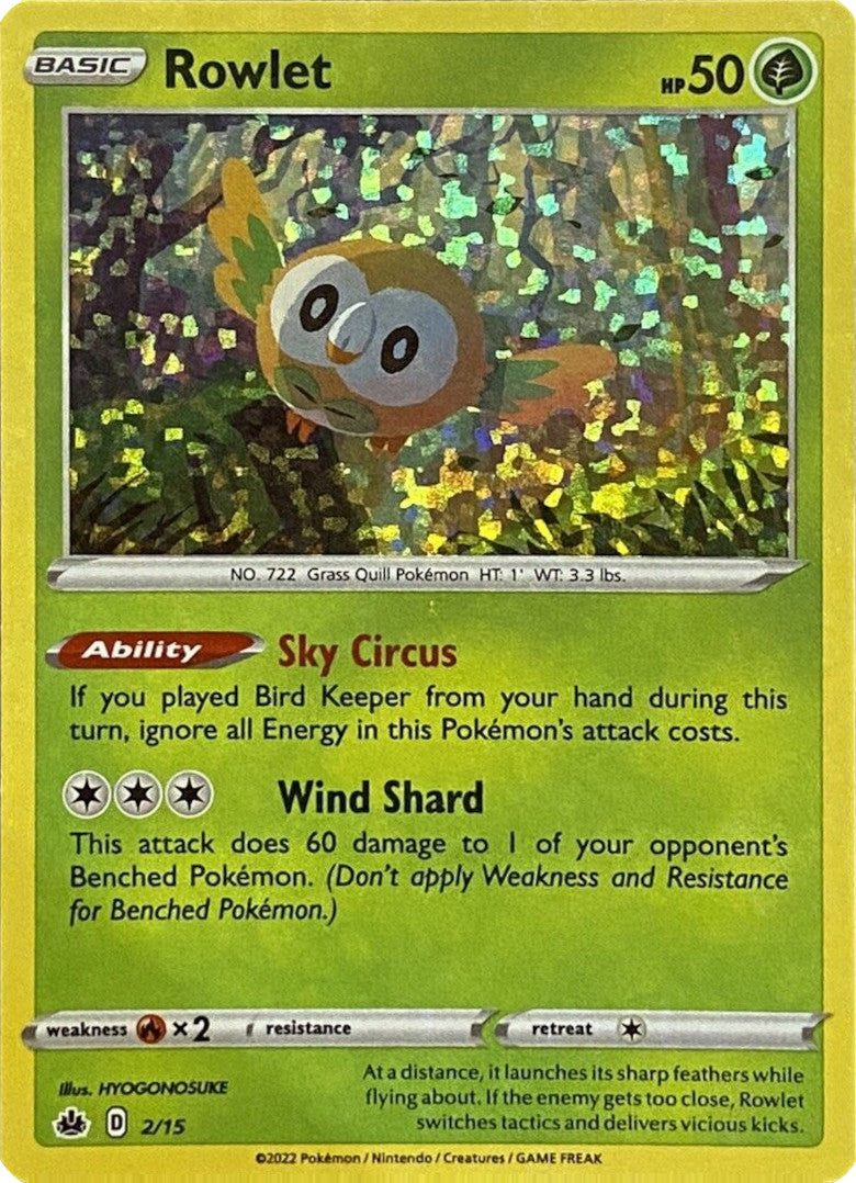Rowlet (2/15) [McDonald's Promos: Match Battle] | Exor Games Summserside