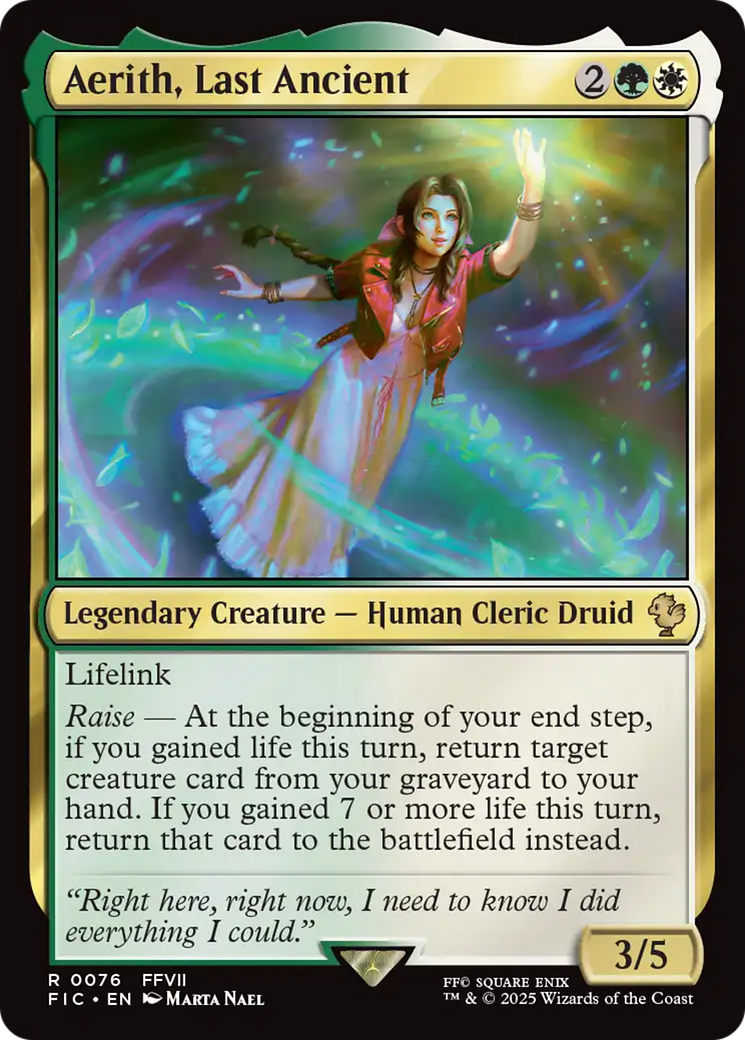 Aerith, Last Ancient [FINAL FANTASY Commander] | Exor Games Summserside