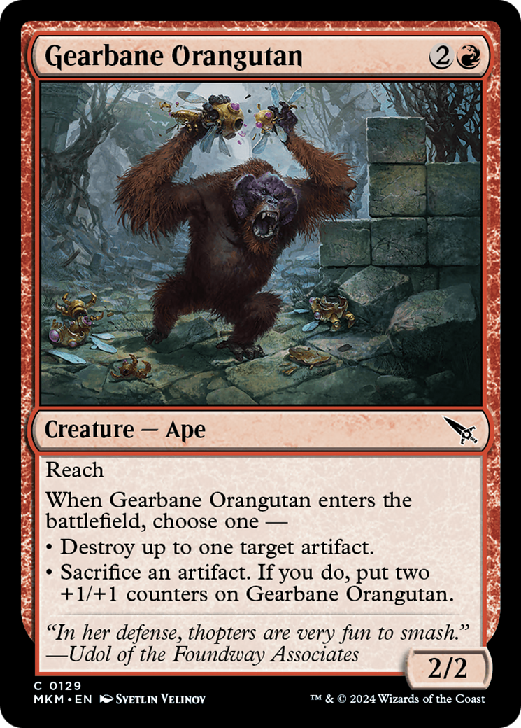 Gearbane Orangutan [Murders at Karlov Manor] | Exor Games Summserside