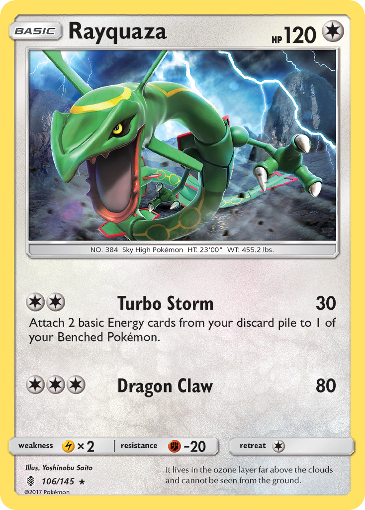 Rayquaza (106/145) [Sun & Moon: Guardians Rising] | Exor Games Summserside